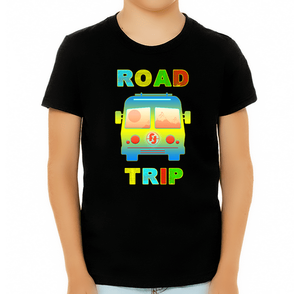 Road Trip Shirts for Kids - Road Trip Shirt for Boys - Summer Shirts for Boys - Kids Summer Shirt