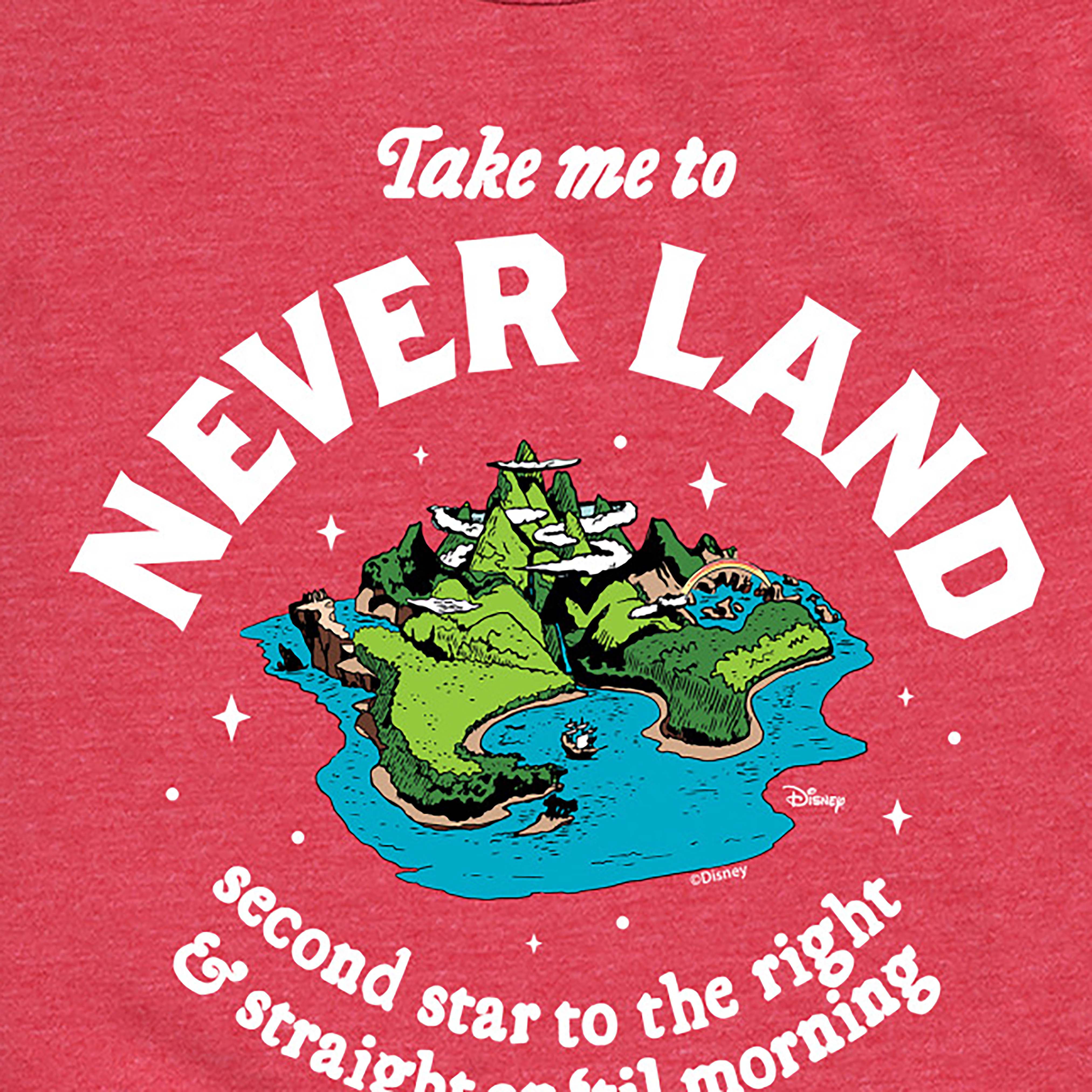 Disney - Peter Pan - Take Me to Neverland - Second Star to the Right -  Toddler And Youth Short Sleeve Graphic T-Shirt
