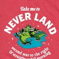 thumbnail image 3 of Disney - Peter Pan - Take Me to Neverland - Second Star to the Right - Toddler And Youth Short Sleeve Graphic T-Shirt, 3 of 5