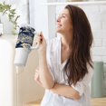 thumbnail image 6 of 40 Oz Car Handle Water Bottle Water Cup Water Bottle Water Jug Coffee Cup Travel Water Bottle Blue Flowers and Tigers, 6 of 8