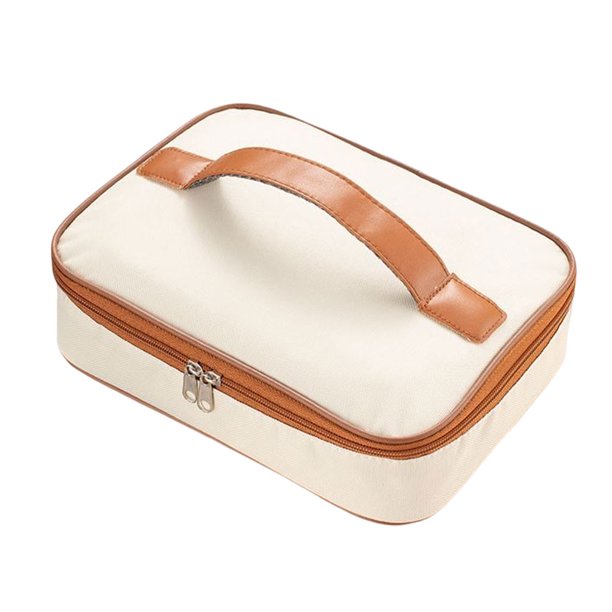 Naiovety Bolsa de almuerzo Bolsa de aislamiento de tela Oxford Bolsas enfriadoras de alimentos Mantener fresco Contenedor de picnic Tote con asa Estuche Kits de desorden para acampar Naiovety OD028894-00B