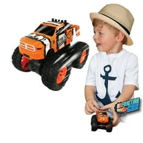 Wild Wheelz - Ocean from Deluxebase. Friction Monster Truck Toys. Push Along Sea Animal Car Truck Toys for Boys and Girls