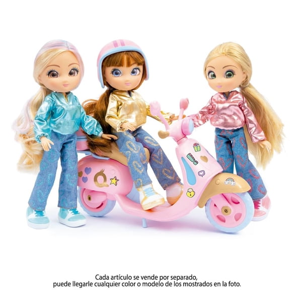 Muñeca Unique Eyes Moto Divertida25 cm Varios Modelos 1 pza