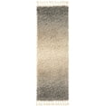 thumbnail image 2 of Rugs.com Athena Shag Collection Rug – 2' 2 x 6' Runner Gray Shag Rug Perfect For Hallways, Entryways, 2 of 9