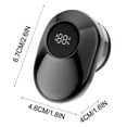 thumbnail image 3 of Jusqu'à 50 % de Réduction sur les Soins Personnels! Rasoir pour Hommes, Mini-Rasoir Portable Taille de Poche Rasoir Portable Humide et Sec Rasoir Rechargeable USB Affichage de Charge Bouton Unique Facile, Cadeaux pour Femmes, 3 of 3