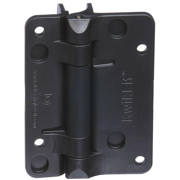 Kwik Fit 836213 General Purpose Gate Hinge, 4 Hole, 45/16 in L x 11/2