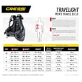 thumbnail image 5 of Chaleco BCD CRESSI  Travelight Buceo Tecnico Negro/Azul Talla XS, 5 of 5