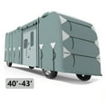 thumbnail image 2 of Class-A Travel Trailer Motorhome Camper RV Cover, Heavy Duty Non-Woven, Weatherproof & Sun Protection (40ft-43ft), 2 of 5