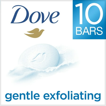 Dove Beauty Bar Gentle Exfoliating 3.75 oz 10 Bars