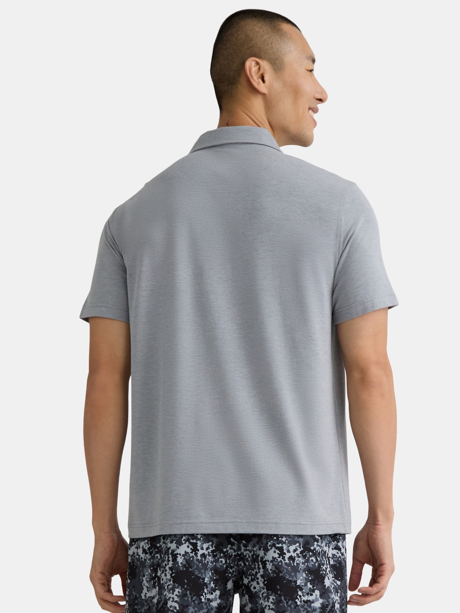 George Men's & Big Men's Poly Polo with Short Sleeves, Sizes S-3XL