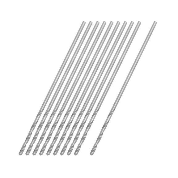High Speed Steel 0.75mm Dia Twist Drill Bit 10 Pcs
