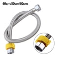 thumbnail image 2 of Water Heater Basin Faucet Toilet Stainless Steel Inlet Hose Pipe Cold Hot, 2 of 5