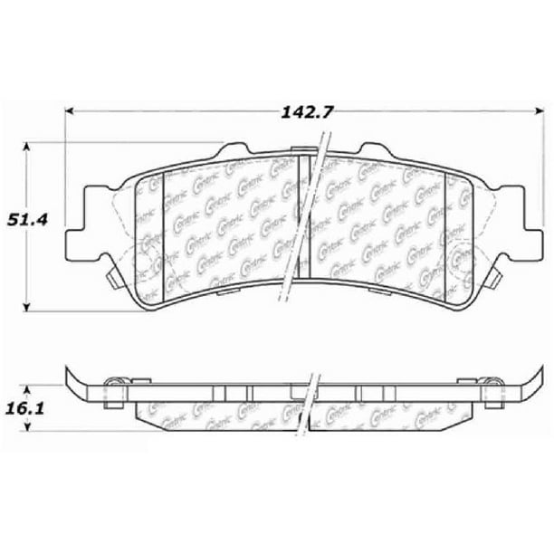 Go Parts Oe Replacement For 2001 2001 Chevrolet Silverado 1500 Hd Rear Disc Brake Pad Set For Chevrolet Silverado 1500 Hd Walmart Com