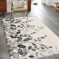 thumbnail image 2 of 3'x5' Area Rugs, Grey Eucalyptus Indoor Outdoor Area Rug for Living Room Bedroom, Farmhouse Weeping Leaves on Linen Washable Bathroom Rugs Kitchen Floor Carpet Mats Home Decor Aesthetic, 2 of 8