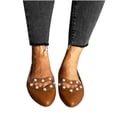 thumbnail image 4 of Zapatos casuales cómodos de perlas ahuecadas con punta en pico para mujer, zapatos individuales de tacón bajo cómodos y sólidos Wmkox8yii FOPL1710, 4 of 8