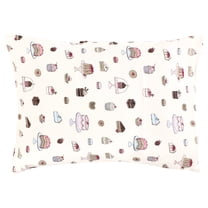 Hudson Baby Infant Girl Cotton Toddler Pillow Case, Sweet Bakery, One Size
