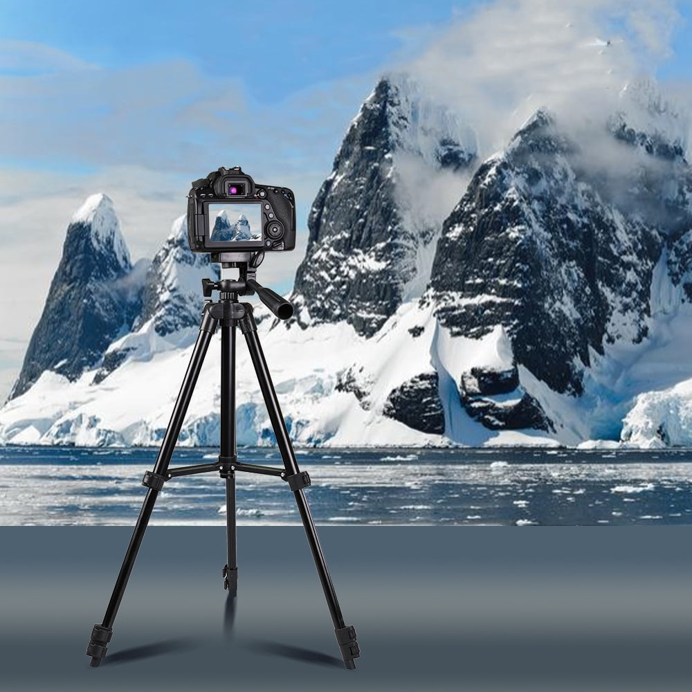 Ralshow Camera Tripod 41-inch Aluminum Tripod for Camera/Smartphone/GoPro/Projector, Portable Telescopic Holder,  Adjustable Height, Lightweight Tripod