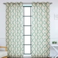 thumbnail image 3 of Best Home Fashion, Inc. Moroccan Tile Curtain Panels (Set of 2), 3 of 7