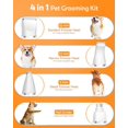 thumbnail image 2 of Kit de cortapelos para mascotas con molinillo de uñas para perros y gatos, 2 of 9