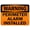 Warning Sign 3, variant on People Down Range No Weapons Fire Allowed Sign - 8"x12" Outdoor Safe Sign, Alert for Home, Business, Driveway, Shooting Range