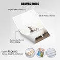 thumbnail image 2 of Animal in Bathtub Wall Art  Funny Animal Bathroom Canvas Wall Art  Animal in Bathtub Posters Canves Prints, 2 of 7