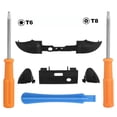 thumbnail image 1 of Replacement Bumper Trigger Buttons Kit, TSV LB RB LT RT Bumper Trigger Thumbstick Button with Top Middle Bar, T6 T8 Screwdriver Tool Kit Fit for Xbox Series X S Controller Gamepad Repair Part, 1 of 6