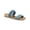 Blue, variant on Womens Eastend Braided Slide Sandals