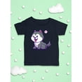 thumbnail image 3 of Cute Husky Dog Cartoon T-Shirt Infant -Image by Shutterstock,  12 Months, 3 of 4