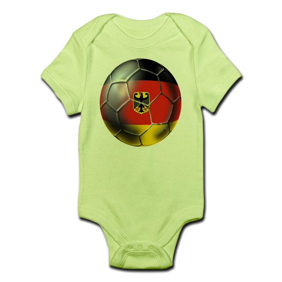CafePress - German Soccer Infant Bodysuit - Baby Light Bodysuit
