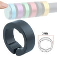 thumbnail image 4 of harayaa Bike Grips Clamps Loop Bike Grips Lock Loop Practical Spare Part Road Bikes Lock Black, 4 of 9