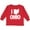Red, variant on Inktastic I Love Ohio with State Silhouette Boys or Girls Long Sleeve Toddler T-Shirt
