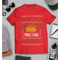thumbnail image 3 of S4E Men's Fruit Cake Christmas Holiday T-Shirt Large Red, 3 of 4