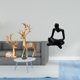 thumbnail image 2 of Estatua de escultura de ciervo,Estatua de ciervo,adorno de mesa,decoración del hogar,Colecciones de decoración de figuras de pareja de renos enamorados,Figura de pensador abstracto,Estatua de, 2 of 8