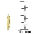 thumbnail image 3 of 14MM Hoop Endless Earrings 14k Yellow Gold, 3 of 6