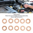 thumbnail image 4 of Copper Oil Drain Plug Washer, Secure Fit M12 Copper Flat Washers 10PCS  for Oil Change, 4 of 7