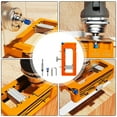 thumbnail image 6 of Clupup Door Hinge Installation Kit Router Template With Non-slip Pads Removable Inserts, 6 of 10