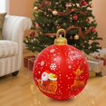 thumbnail image 4 of Venta de bolas inflables de Navidad, 60 cm, grandes, para exteriores, de PVC, para Navidad, inflables gigantes, reutilizables, muñecos de nieve de Papá Noel, para decoración de jardín y patio de Navid, 4 of 5
