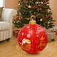 thumbnail image 4 of Venta de bolas inflables de Navidad, 60 cm, grandes, para exteriores, de PVC, para Navidad, inflables gigantes, reutilizables, muñecos de nieve de Papá Noel, para decoración de jardín y patio de Navid, 4 of 5