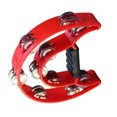 thumbnail image 3 of Musical Percussion Tambourine, Lightweight Sturdy Creativity And Imagination Inspiring Hand Tambourine Bell Handle Design Plastic  For Concert, 3 of 8