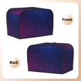 thumbnail image 3 of Goofa Neon Glitter Print Toaster Cover 2 Slice, Two Slice Bread Machine Cover Quilted Toaster Covers Bread Maker Cover Kitchen Appliance Cover, 3 of 7