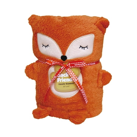 Fox Baby Blanket Made to Order Forest Animal Minky Blanket