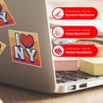 thumbnail image 5 of Sticker Mania Outdoors Sticker Decals - Fun Decal Set, Weather Resistant Vinyl Sticker, Water Resistant Sticker, Set Of 3 Modern Stickers, 5 of 7