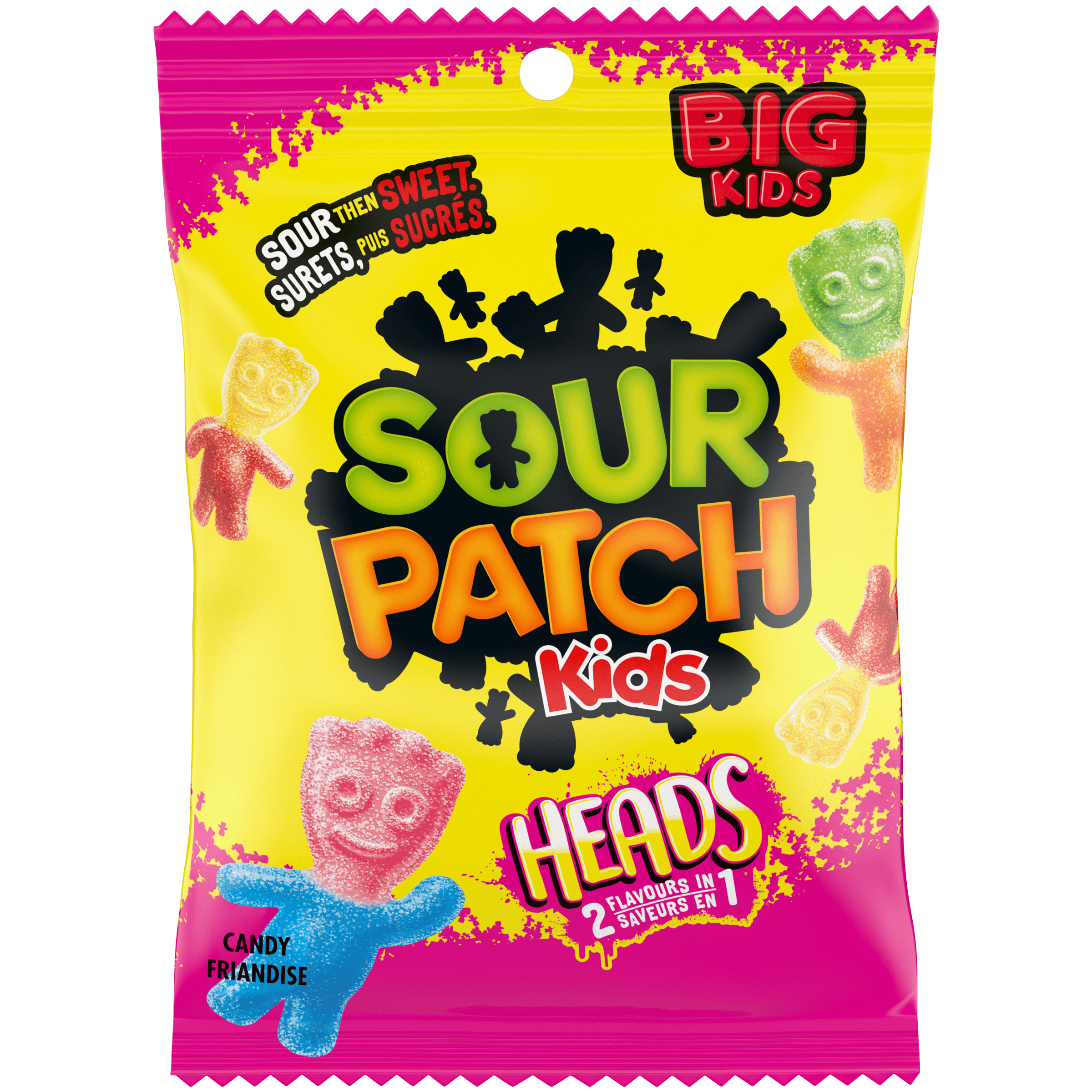 Sour Patch Kids Big Heads Candy, Gummy Candy, Sour Candy, Holiday ...