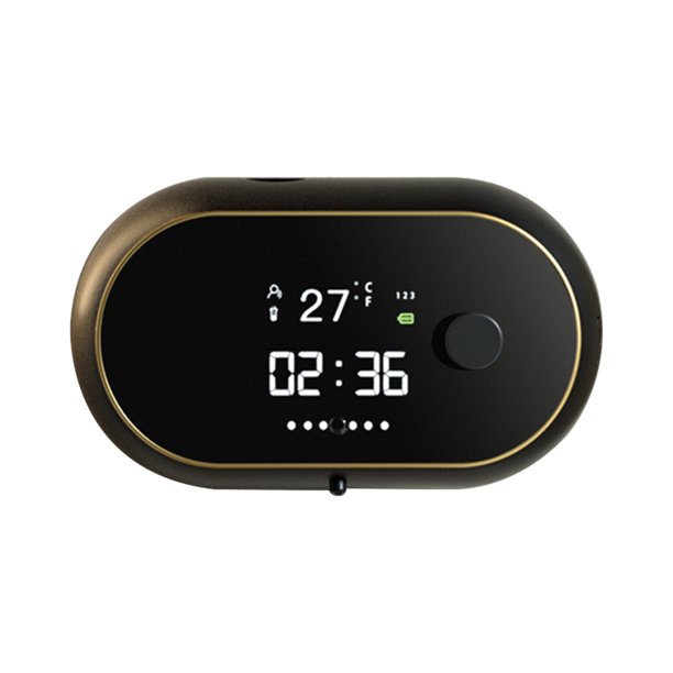 DQrwqpou Dispensador Jabón en Máquina Automática Montada en La Pared para Baño (negro)