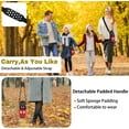 thumbnail image 5 of Water Bottle Carrier Bag 25oz/32oz Water Bottle Pouch Holder Adjustable Shoulder Strap Neoprene Water Bottle Sling Bag with Phone Pocket Insulated Tumbler Accessories Gifts for Women, 5 of 5