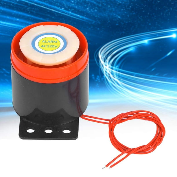 Alarme électronique Active Buzzer, AC 220V 110db Buzzer Piézo Actif avec  Fil de Plomb, Utilisé dans L'alarme Incendie en Cas de Catastrophe 
