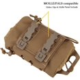 thumbnail image 3 of ER Bolsa táctica militar Molle de 25x16CM, cinturón de primeros auxilios rápido, bolsa de supervivencia, sistema de dos piezas, soporte para medicina, bolsa con mango Hypalon Rojo Verde, 3 of 5