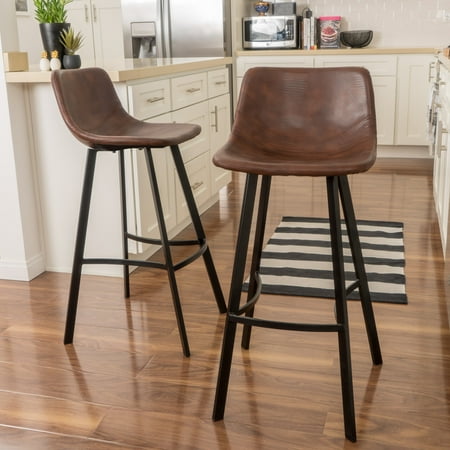 Noble House Baker Brown Bar Stools Com Noble House Baker Brown Bar Stools
