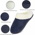 thumbnail image 3 of Slippers for Womens Warm Memory Foam Anti-Slip House Shoes, 3 of 5