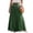 Dark Green #06, variant on Boho Maxi Skirts for Women 2026 Summer Cute Flowy Long Skirts Flared A Line Elastic Waist Beach Vacation Resort XL